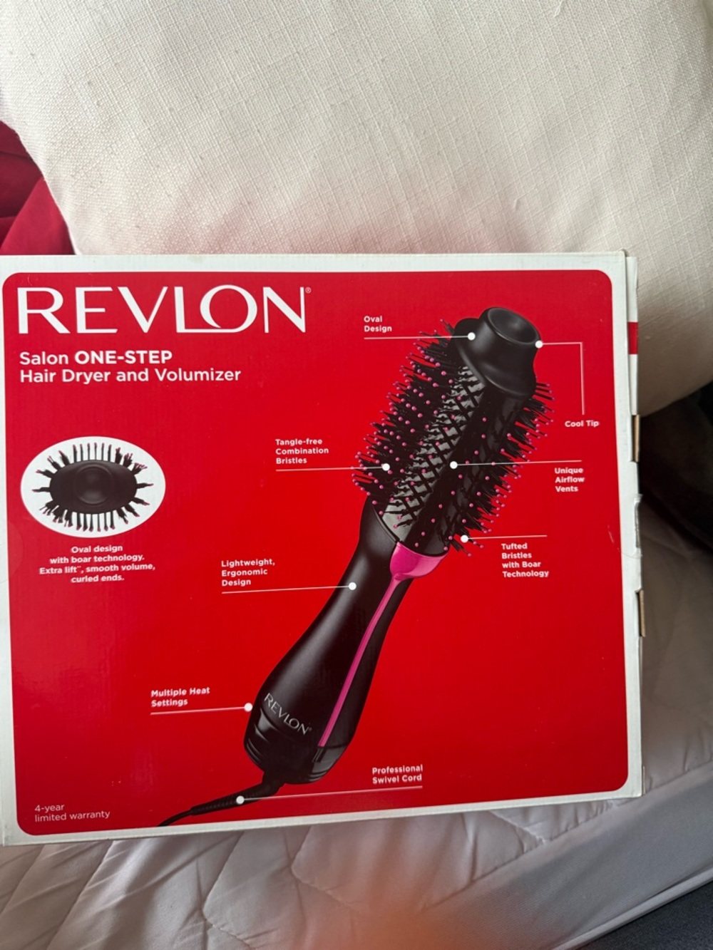 Revlon Black and Pink One-Step Hair Dryer & Volumizer